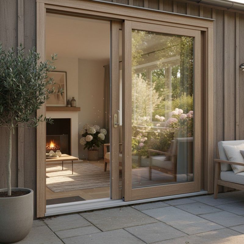 Wood Sliding Door Installation in Durham, NC