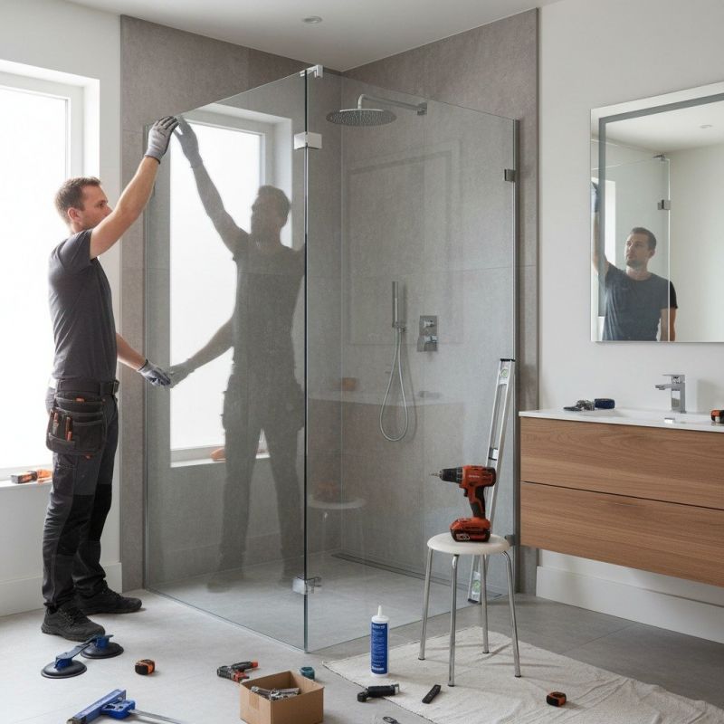 Glass Shower Door Installation in Littleton, CO