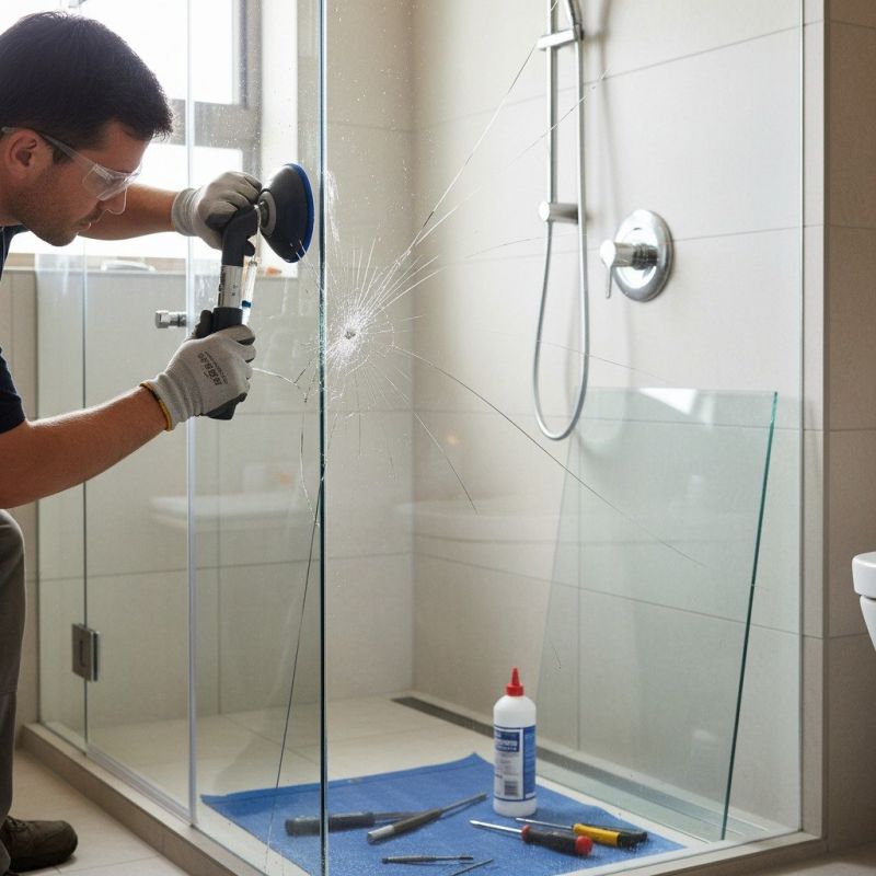Glass Shower Door Repair in Alpharetta, GA