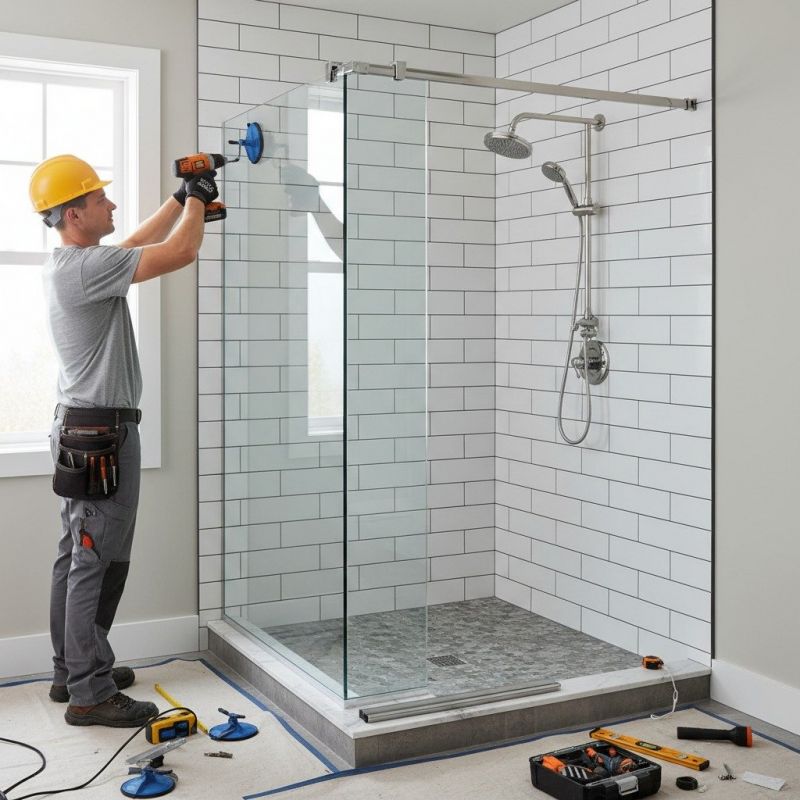 Glass Shower Door Replacement in Denver County, CO