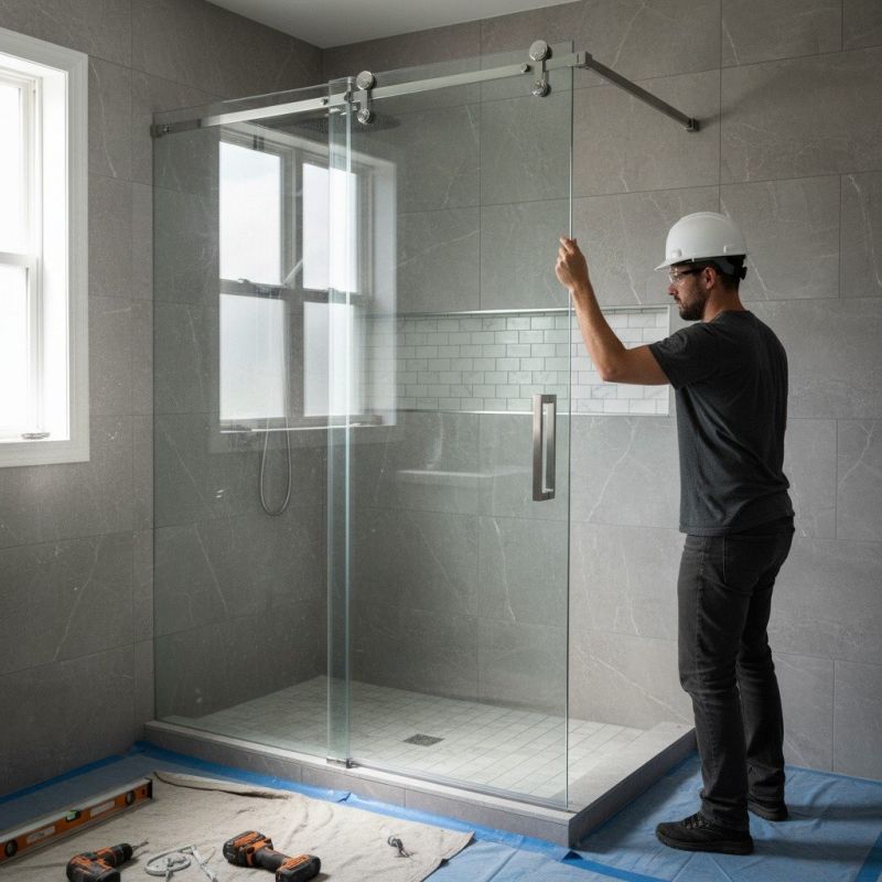 Shower Door Installation in Conroe, TX