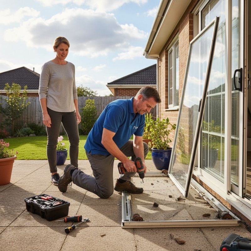 Sliding Door Track Repair in Alpharetta, GA