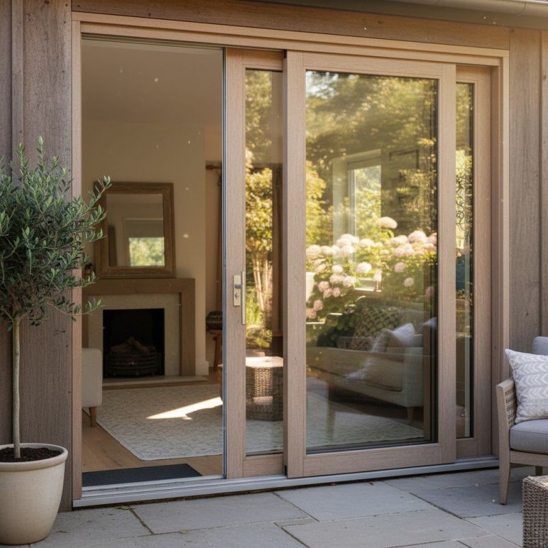 Wood Sliding Door Installation in Durham, NC
